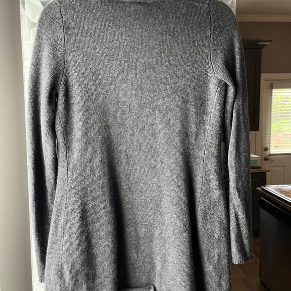 Ann Taylor Grey Sweater Duster Cardigan - Picture 4 of 7